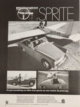 1967 Print Ad Sprite Convertible Cars Glider Airplane MG Austin - £16.24 GBP