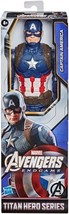 Marvel Avengers Endgame Captain America Titan Heroes Series Figure Hasbro - £14.19 GBP