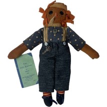 1997 The Tattered Rabbit Farm Raggedy Andy Primitive Folk Art Cloth Doll Signed - £46.78 GBP