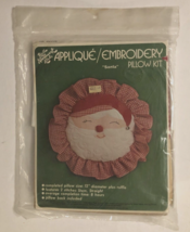 $15 Hazels Needlework Kaboodles Applique Embroidery Pillow Santa Vintage... - $17.56