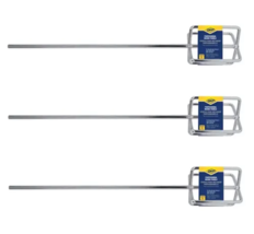 QEP 61205 Grout Mixing Paddle – 22&quot; L x 4.8&quot; W, Steel, Silver (3-Pack) - $1,043.09 MXN