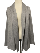 Premise Gray Heather Long Sleeve Shawl Collar Open Cardigan Women&#39;s XL, NWT - $14.24