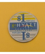 Hyatt Regency Lake Tahoe Nevada $1 Casino Chip, Vintage - $3.95