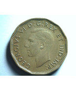 1943 CANADA GEORGE VI FIVE CENTS KM 40 EXTRA FINE XF EXTREMELY FINE EF O... - £1.53 GBP