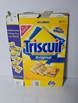 Vintage Triscuit Empty Food Box Advertisement Movie Prop 1990s To 2000s ... - $28.71