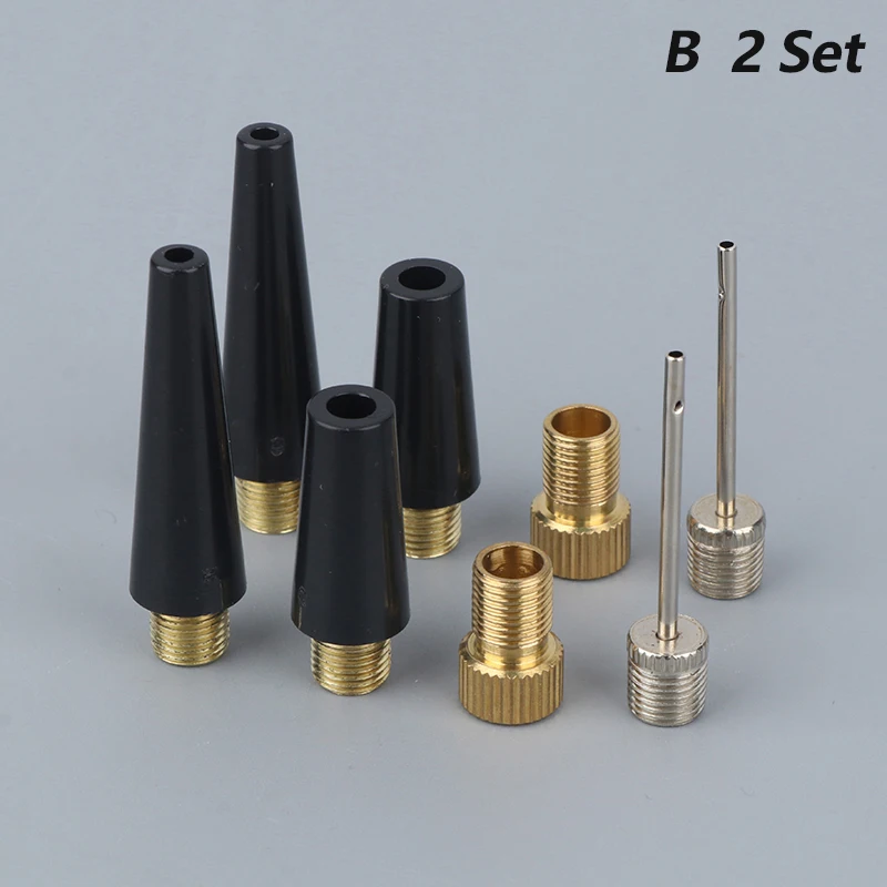 2set Ball Needle Nozzle Adapter Kit Inflatable Air Valve Ball Pump Needle For Fo - £41.11 GBP