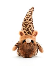 Leopard Gnome Pocket Sized Plush Pal Figurine 9" High Riley is a Friend