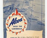 Alcoa Steamship Company Ticket Envelope 1951 Alcoa Cavalier New Orleans - $17.82