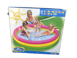 NIP Intel Sunset Glow Inflatable Above Ground Pool 58 X 13 - £35.55 GBP