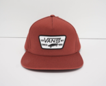 Vans Full Patch Snapback Hat Adjustable Baseball Cap VN000QPUADU Burnt H... - $22.95