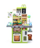 Kids Pretend Play Kitchen Set With Sounds, Lights, Cooking Stove, Sink, ... - £68.79 GBP