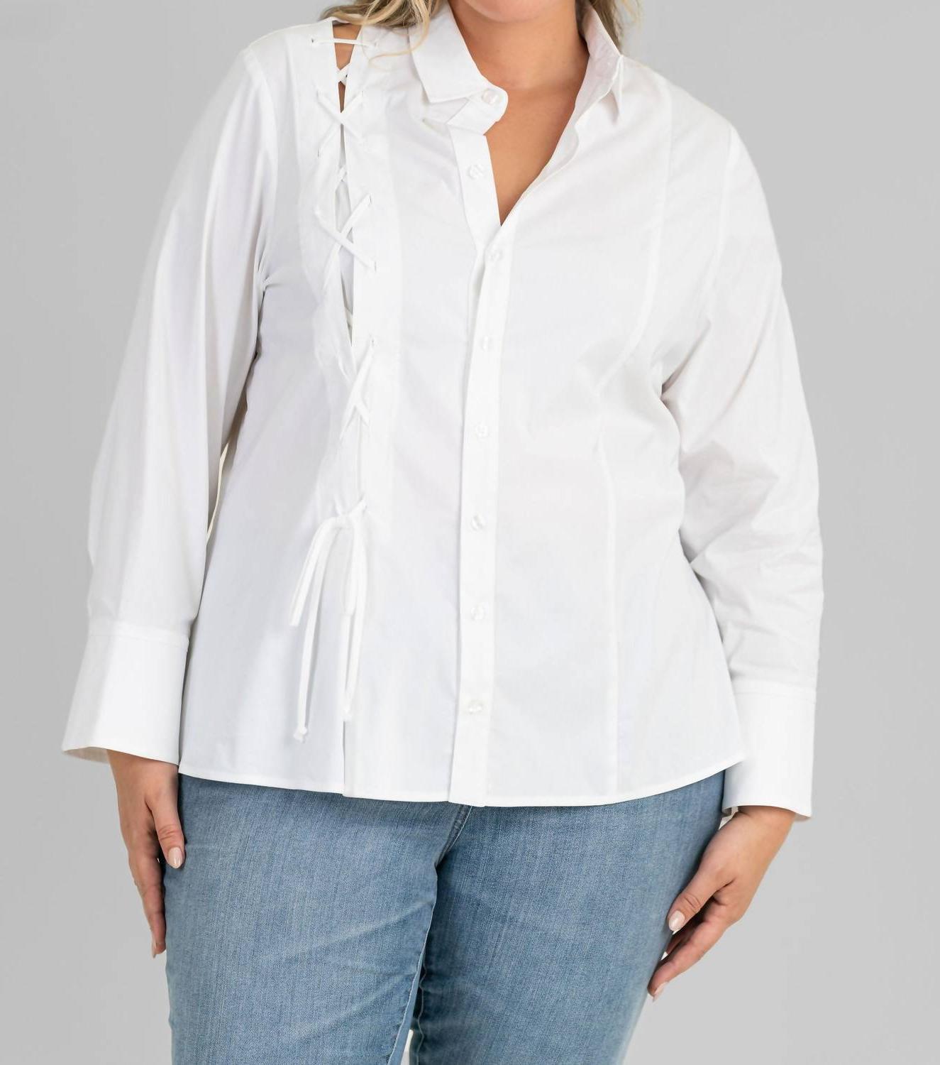 Finley Naomi Lace Up Top Size 2X - $120.78