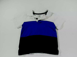 Garanimals Polo Shirt Boys Short Sleeve Tagless Collar 24M Blue Black White - $60.65 MXN