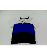 Garanimals Polo Shirt Boys Short Sleeve Tagless Collar 24M Blue Black White - $4.40 CAD