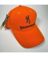 Browning Ammunition Logo Neon Orange Adjustable Baseball Safety Hat Cap - €11,09 EUR