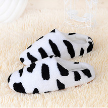 Winter Shoes Woman Indoor Slippers Warm Plush Quiet Lovers Home Floor Slides Sof - £14.78 GBP