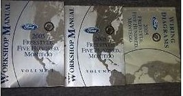 2005 Ford Freestyle Five Hundred 500 Montego Service Workshop Manual Set... - $67.86