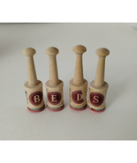 4 Peg Rubbers Stamp by The Classic Little Stamp - Initial - Monogram - L... - $189.07 MXN
