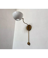 Wall Sconce Light White Italian Wall Lamp Modern Stilnovo Style Fixture ... - $3,341.14 MXN+