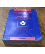 1993 Import Service Manual Colt Vista Summit Wagon Engine, Chassis &amp; Bod... - $7.35