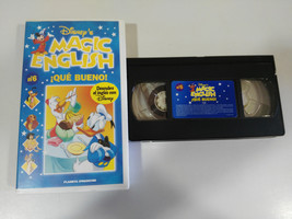 Que Good! Magic English Discover el English con WALT DISNEY VHS Tape - $202.74 MXN