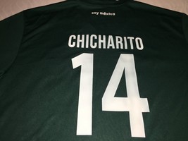 2024 Adidas Mexico Soccer Fifa World Cup #14 Chicharito Men's Large Jersey J Her - $105.29