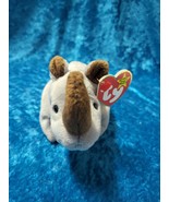 TY Beanie Baby &quot;SPIKE&quot; 1996 Gray Rhino w/ Tags  Plush Toy #4060  - $5.44 CAD