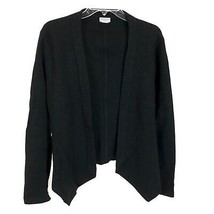 Womens Size 14 Akris Punto Dark Gray Stretch Wool Open Front Cardigan Sweater - £52.28 GBP