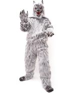 interoknack Adult Gray Wolf Costume  Plush Werewolf Suit, Halloween Par... - $3,678.44 MXN