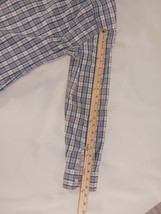 Abercrombie & Fitch Long Sleeve Button-down Collar Blue & Brown Men Shirt XS image 8