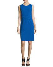 New Womens 10 NWT Designer Dress Evita Diane Von Furstenberg Blue Stretch Sheath - £294.53 GBP