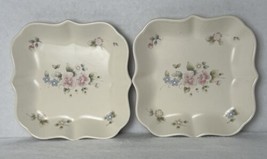 Pfaltzgraff TEA ROSE Fluted 8 1/4&quot; Candy Hors D’oeuvres Dish Ruffled Edge 2 - $15.80