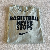 Nike Dri-Fit T-Shirt, Size XL, Cotton Blend, Short Sleeve, Green - $15.99