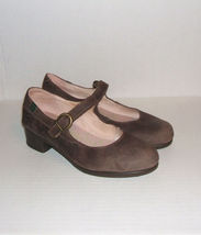 EL NATURALISTA Womens Brown Leather Mary Jane Dress Heel Loafers Pumps 37 / 7 US - £15.69 GBP