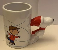 50th Anniversary Peanuts Charlie Brown Christmas Snoopy Mug Teleflora Gift, GUC  - £17.30 GBP