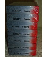 Lot of 7 Sony 60 Min Blank Audio Cassettes Tapes HF High Fidelity Normal... - $28.44 CAD