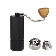 CNC Stainless Steel Hand Crank Coffee Bean Grinder, Specification: Seven... - $108.92