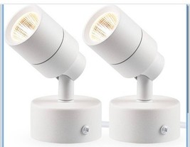 Sunvie 3W Low Voltage Indoor Spot Lights 120V Aluminum Case 2 X 3 LED Sp... - $19.79