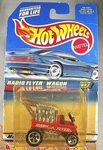 1997 Hot Wheels Collector #827 RADIO FLYER WAGON Red w/Chrome 5 Sp China Base - £6.08 GBP