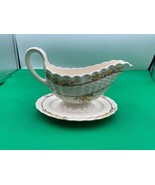 Copeland Spode BUTTERCUP Old Mark Gravy Boat w attached plate Made in En... - $116.62 CAD