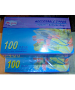 2 gallon Clear Freezer Storage Bags reclosable zipper 200 Bag Total Ri-P... - $3,112.81 MXN