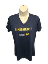 2015 JP Morgan Corporate Challenge Finisher Womens Medium Gray Jersey - $19.80