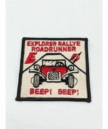 Boyscout Explorer Rallye Roadrunner Beep! Beep! Iron On Embroidered Patc... - $11.88