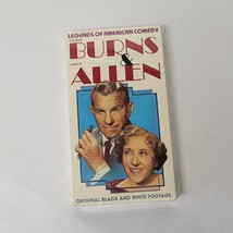 Burns &amp; Allen VHS George Burns Gracie Allen Legends of American Comedy U... - $3.96