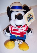 Disneyana Disney 2000 Public Day Mickey Mouse B EAN Bag Plush Doll New Rare - £29.29 GBP