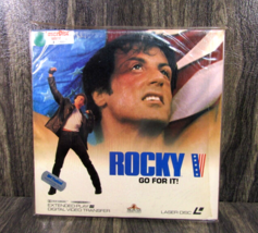 Rocky V Go for it! Laserdisc Video Sylvester Stallone Talia Shire Burt Young - £11.64 GBP