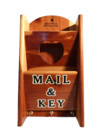 Vintage Wood Mail Letter and Key Holder Adirondack Mts. Old Forge - £15.53 GBP