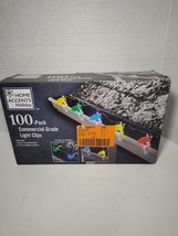 Commercial Grade Universal Christmas Light Clips Hooks 100 Count Box NEW - $221.89 MXN
