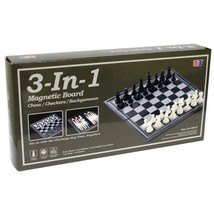 Magnetic Games 3-in-1 Magnetic Chess/Checkers 10&quot; - £31.15 GBP