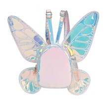 Fashion Women&#39;s Laser Mini Backpack Butterfly Angel Wings Daypack for Girls Trav - £40.42 GBP